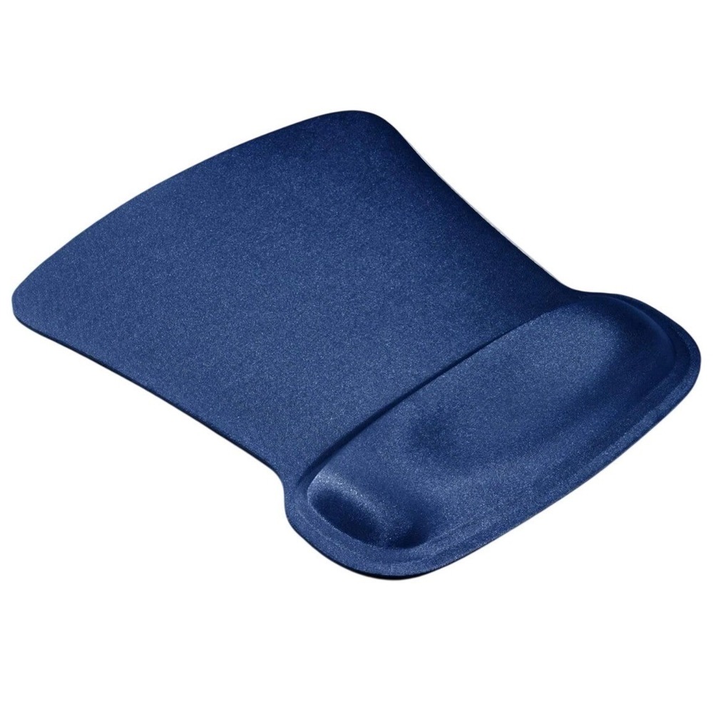 Allsop 30193 Ergoprene Gel Mouse Pad with‎ Wrist Rest Eco-friendly Non-Skid Blue